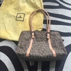 Fendi Monogram Shoulder Tote